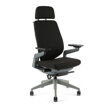 kancelárska ergonomická stolička Karme - čierna