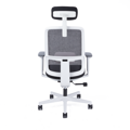 Canto SP White - ergonomická stolička biela s podhlavnikom