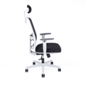 Canto SP White - ergonomická stolička biela s podhlavnikom