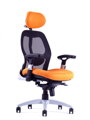 ergonomická stolička Saturn - oranžová