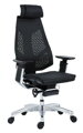 GENIDIA -ergonomické kancelárske kreslo , Farba čierna