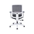 Office Pro Canto White BP ergonomická kancelárska stolička - biela, Farba Čierna sieťovina