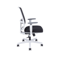 Office Pro Canto White BP ergonomická kancelárska stolička - biela, Farba Čierna sieťovina