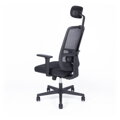 Office Pro Canto SP - ergonomická stolička s opierkou hlavy, Farba modrá
