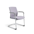 Office Pro JCON WHITE - konferenčná stolička , Farba modrá