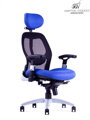Office Pro SATURN - ergonomické kancelárske kreslo , Farba modrá