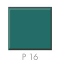 farba plastu ISO - zelený P 16