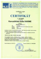 certifikat kancelárska ergonomická stolička Karme