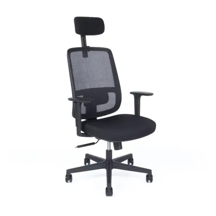Office Pro Canto SP - ergonomická stolička s opierkou hlavy, Farba modrá